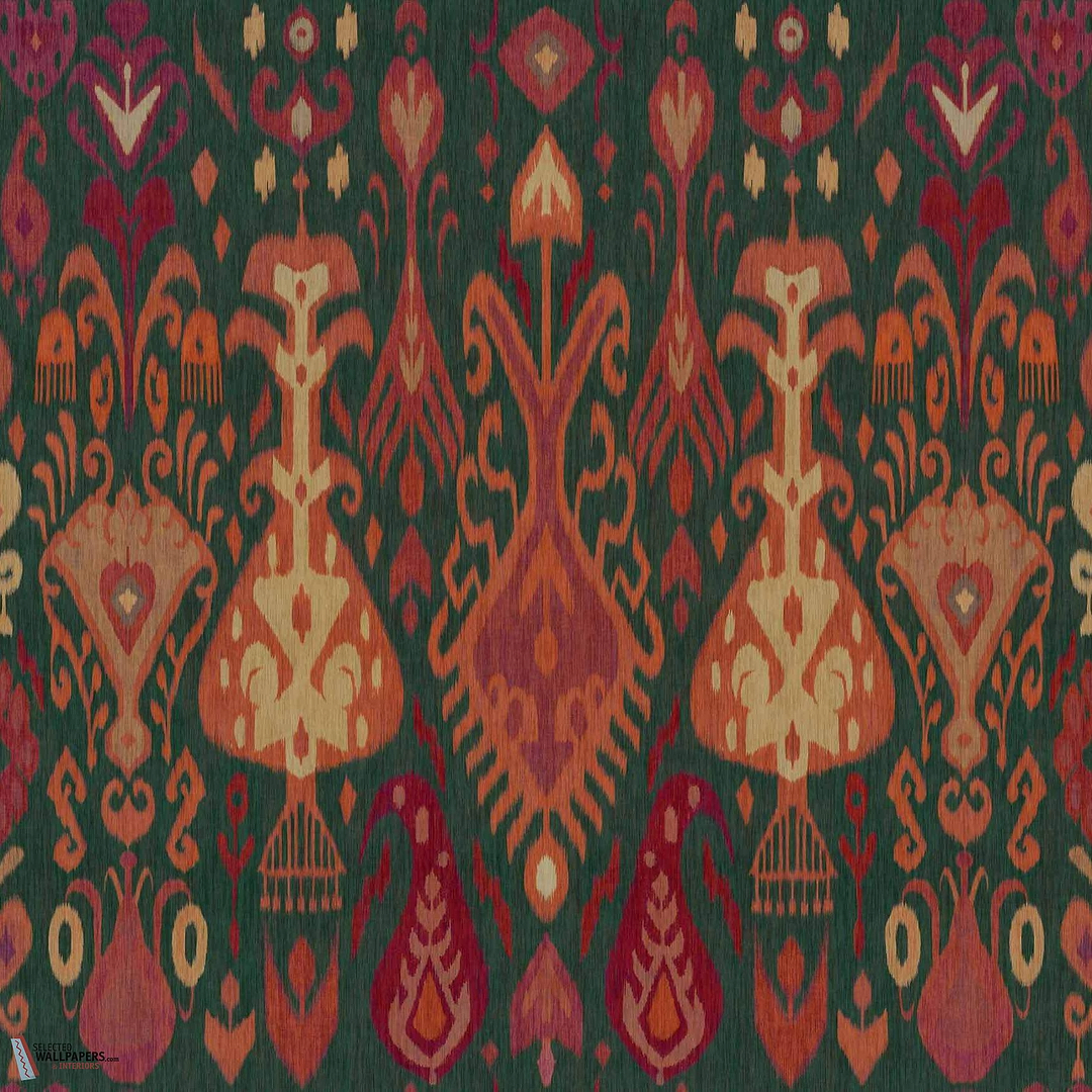 Boho behang-Coordonne-Green-Non Woven-M2-Selected Wallpapers-Interiors