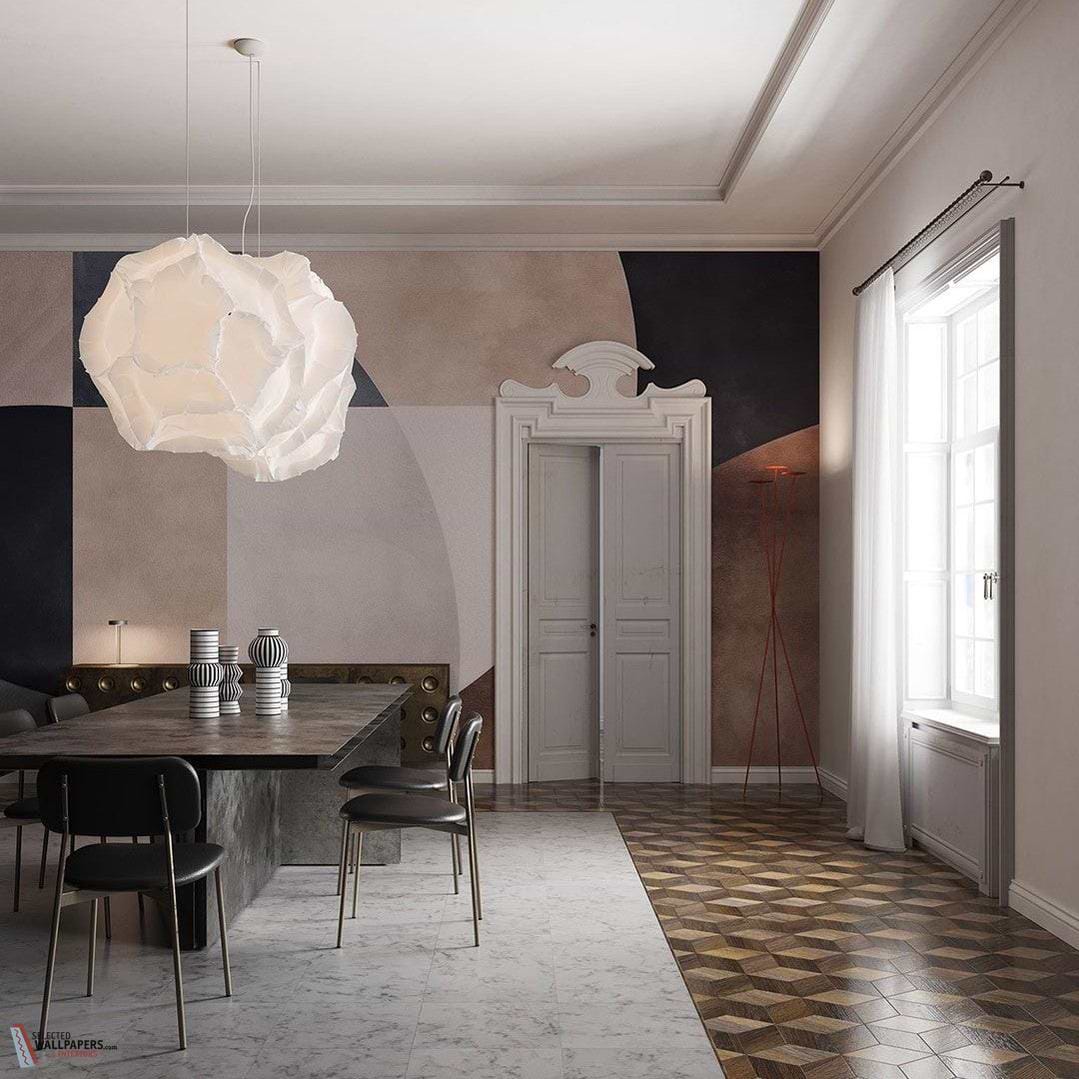 Bounce behang-Inkiostro Bianco-Selected Wallpapers-Interiors