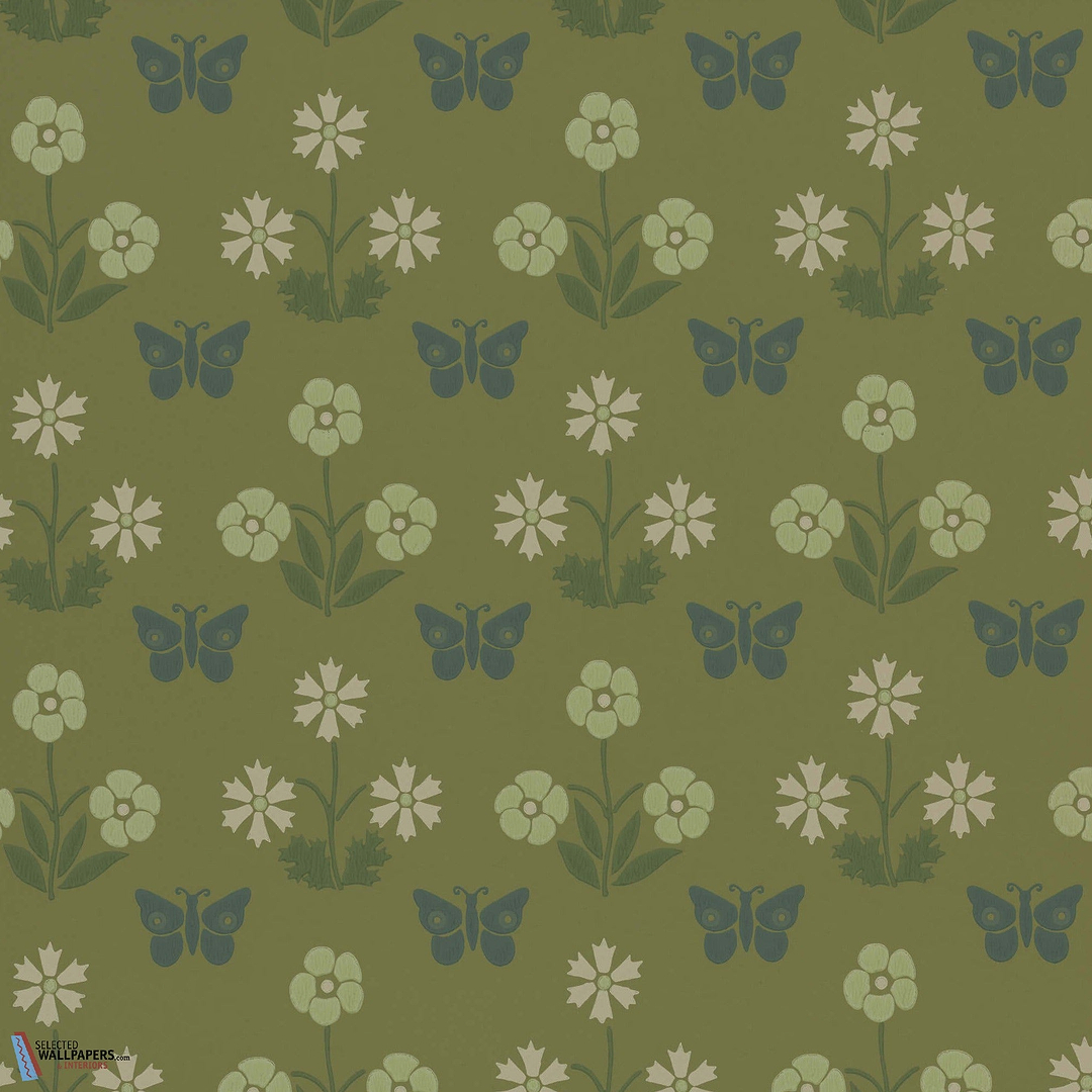 Burges Butterfly-Little Greene-wallpaper-behang-Tapete-wallpaper-Garden-Rol-Selected Wallpapers