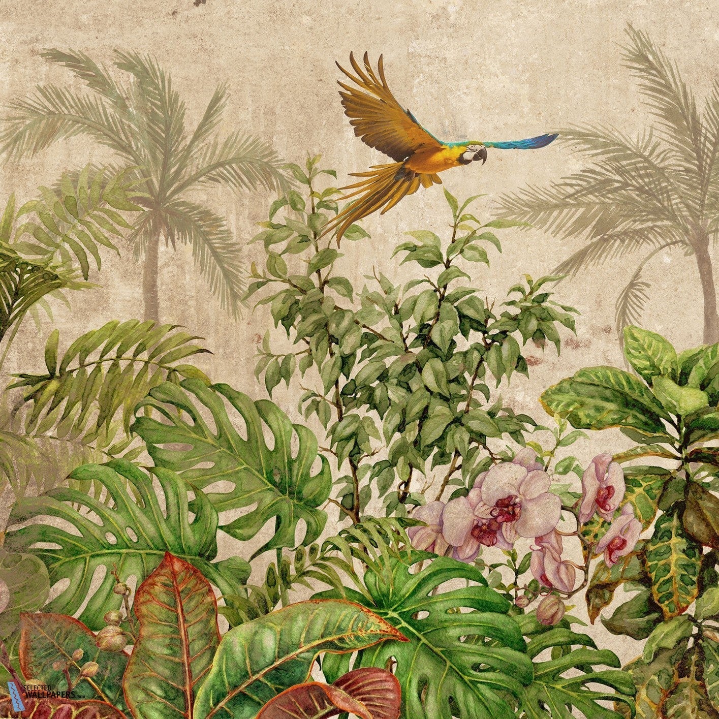 Canary behang-Tecnografica-wallpaper-tapete-Color-Fabric Vinyl-Selected-Wallpapers-Interiors