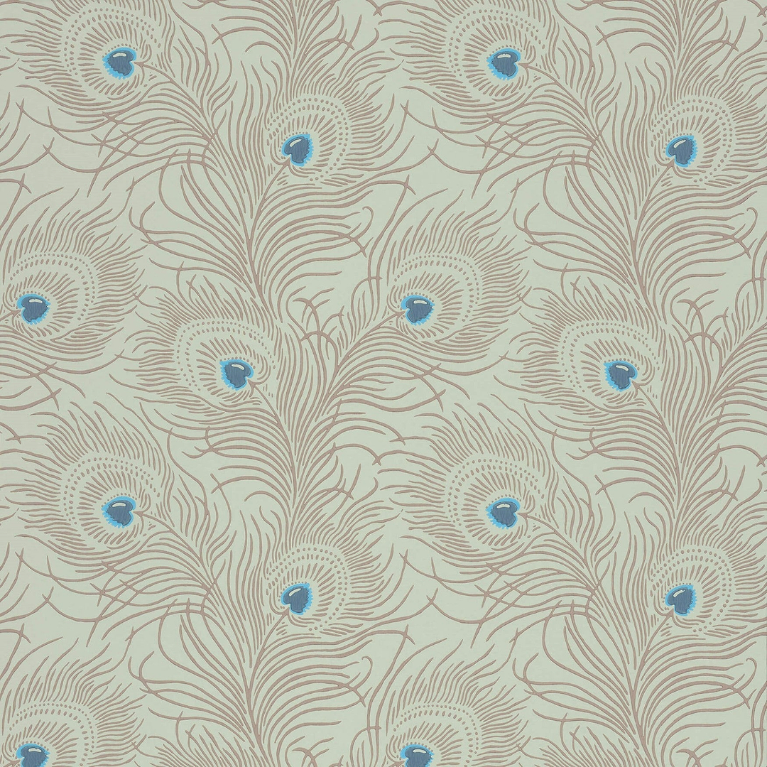 Carlton House Terrace-behang-Tapete-Little Greene-Copper-Rol-0256CTCOPPE-Selected Wallpapers