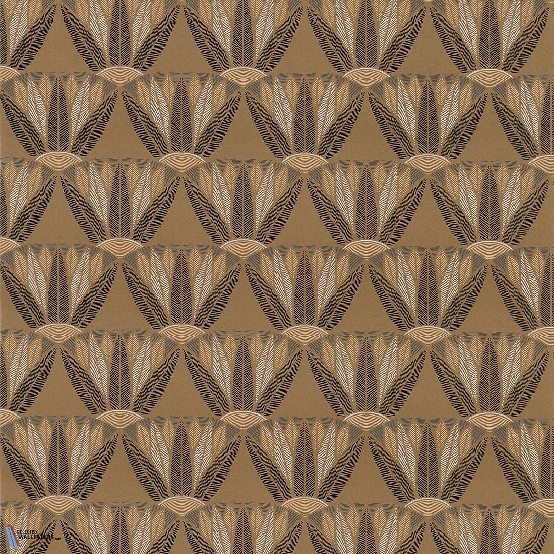 Castalia-behang-Tapete-Casamance-Mordoré/Noir-Rol-76161734-Selected Wallpapers