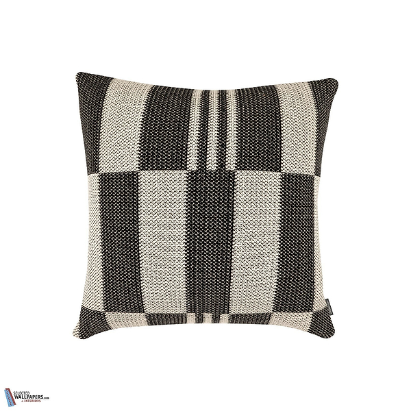 Checkerboard Knit Kussen-Kirkby Design-Kissen-Cushion-Monochrome-60 x 60 cm-Selected Interiors