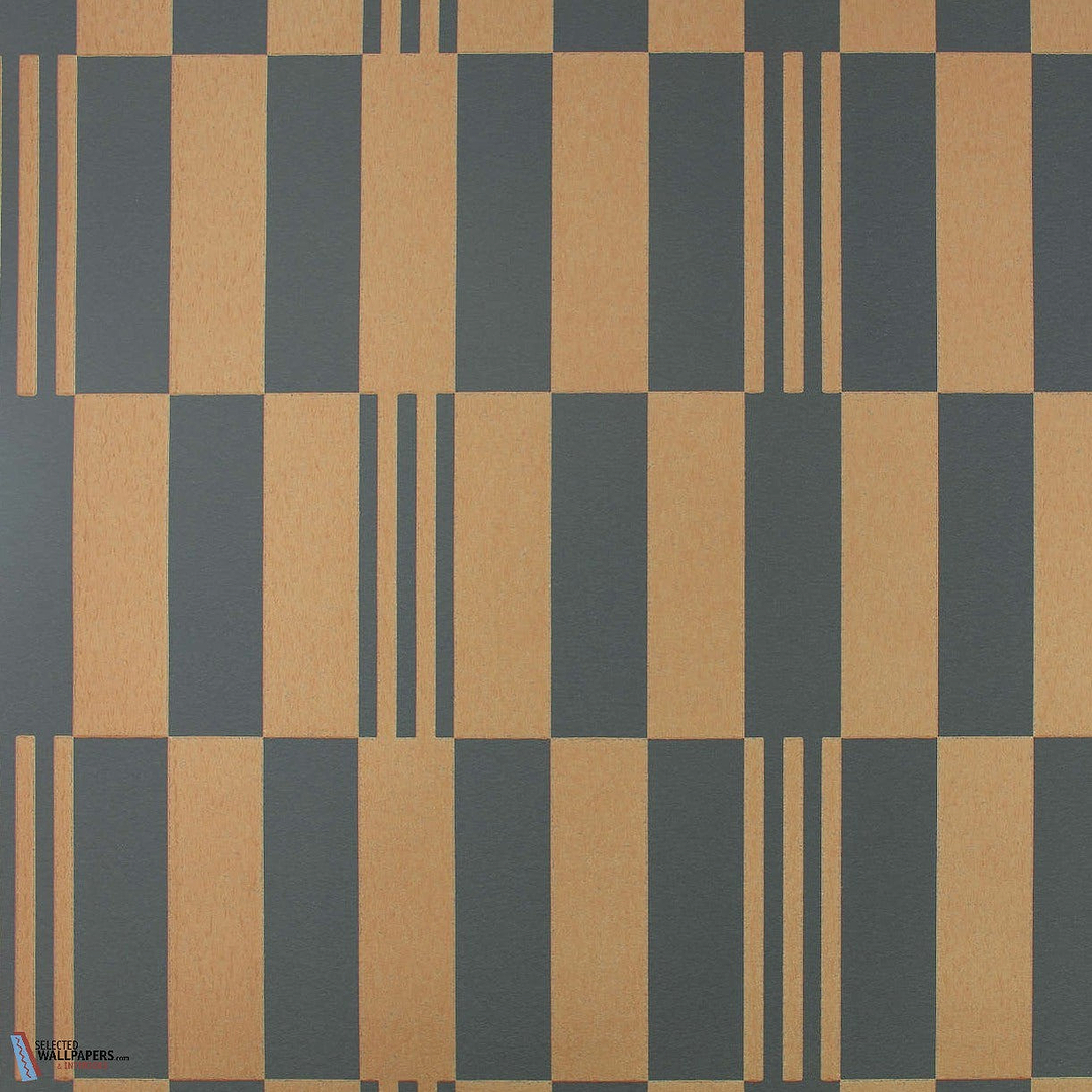 Checkerboard Metallic Wallcovering-Kirkby Design-behang-Tapete-wallpaper-Panther-Rol-Selected Wallpapers