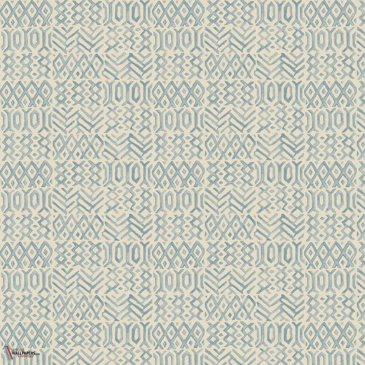 Chimneys behang-GP&J Baker-Old blue-Rol-Selected Wallpapers-Interiors