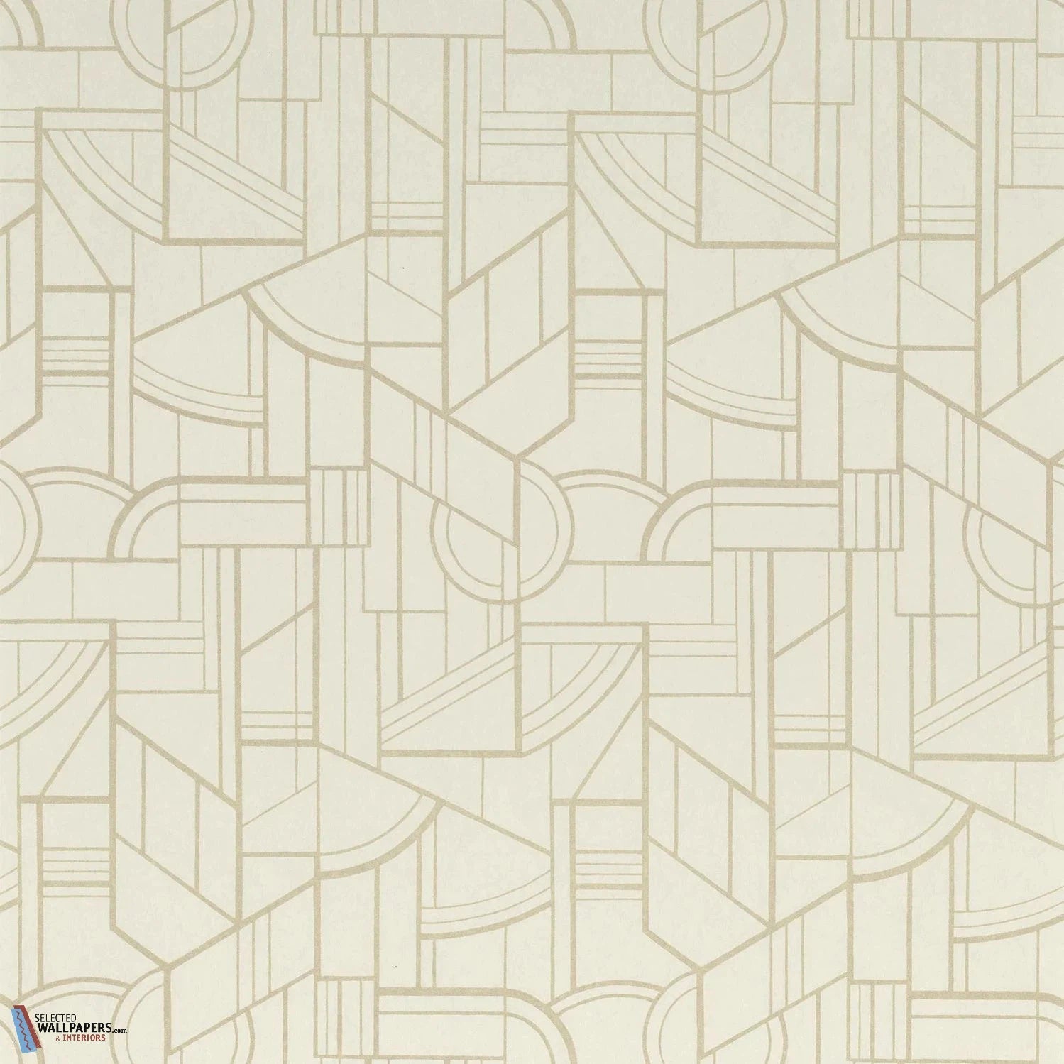 Cinétique-Casamance-wallpaper-behang-Tapete-wallpaper-Sable/Dore-Rol-Selected Wallpapers