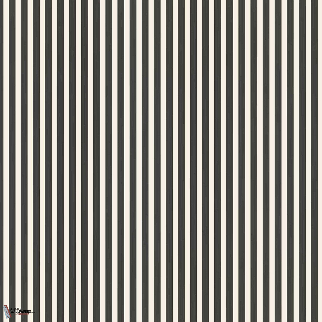 Closet Stripe-Behang-Tapete-Farrow & Ball-Off Black-Rol-ST351-Selected Wallpapers