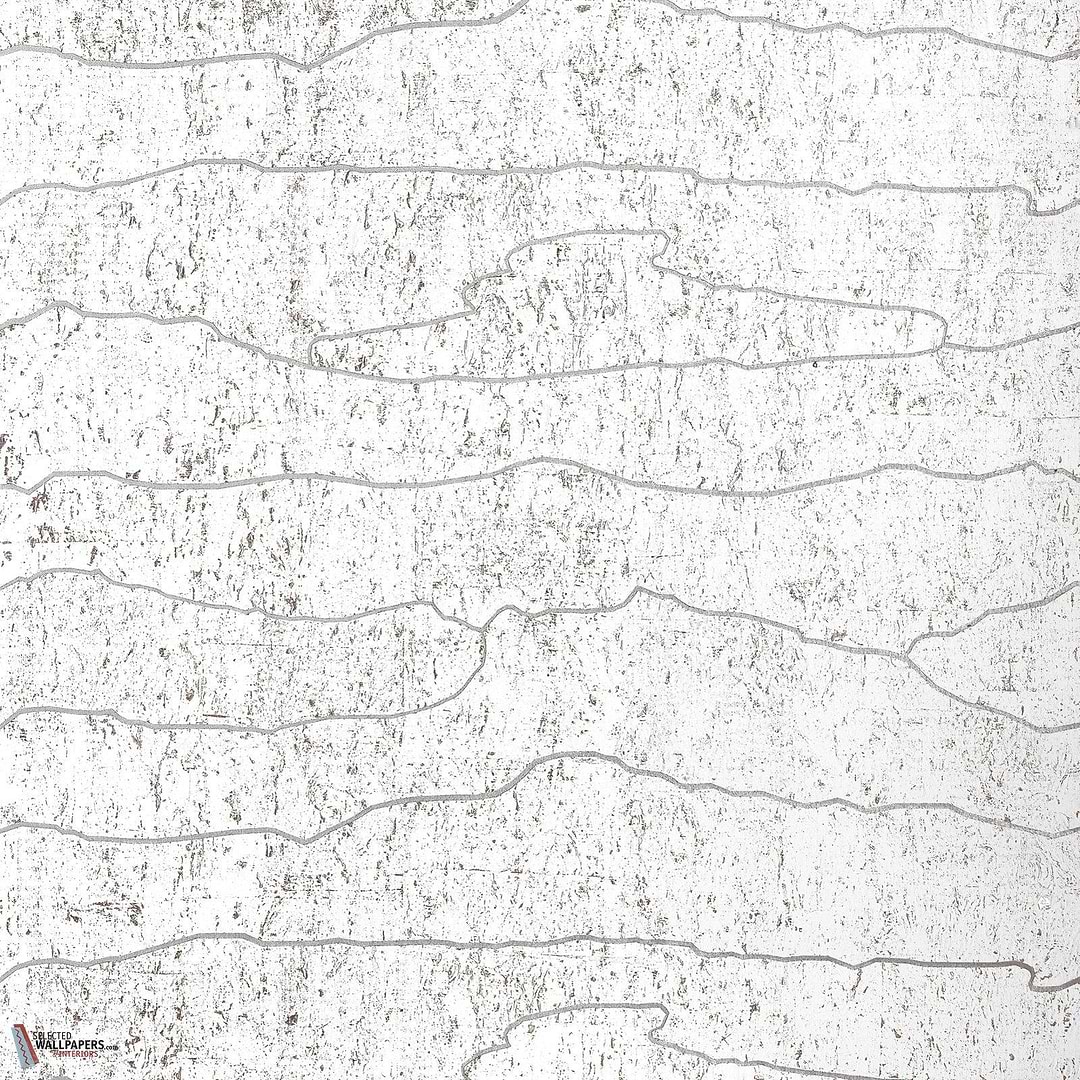 Cloud Mosaic behang-Thibaut-White silver-Rol-Selected Wallpapers-Interiors