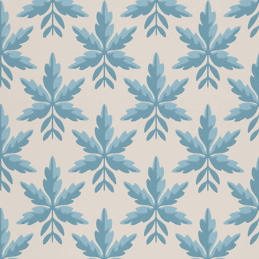 Clutterbuck-behang-Tapete-Little Greene-Puce-Rol-0245CLPUCEZ-Selected Wallpapers