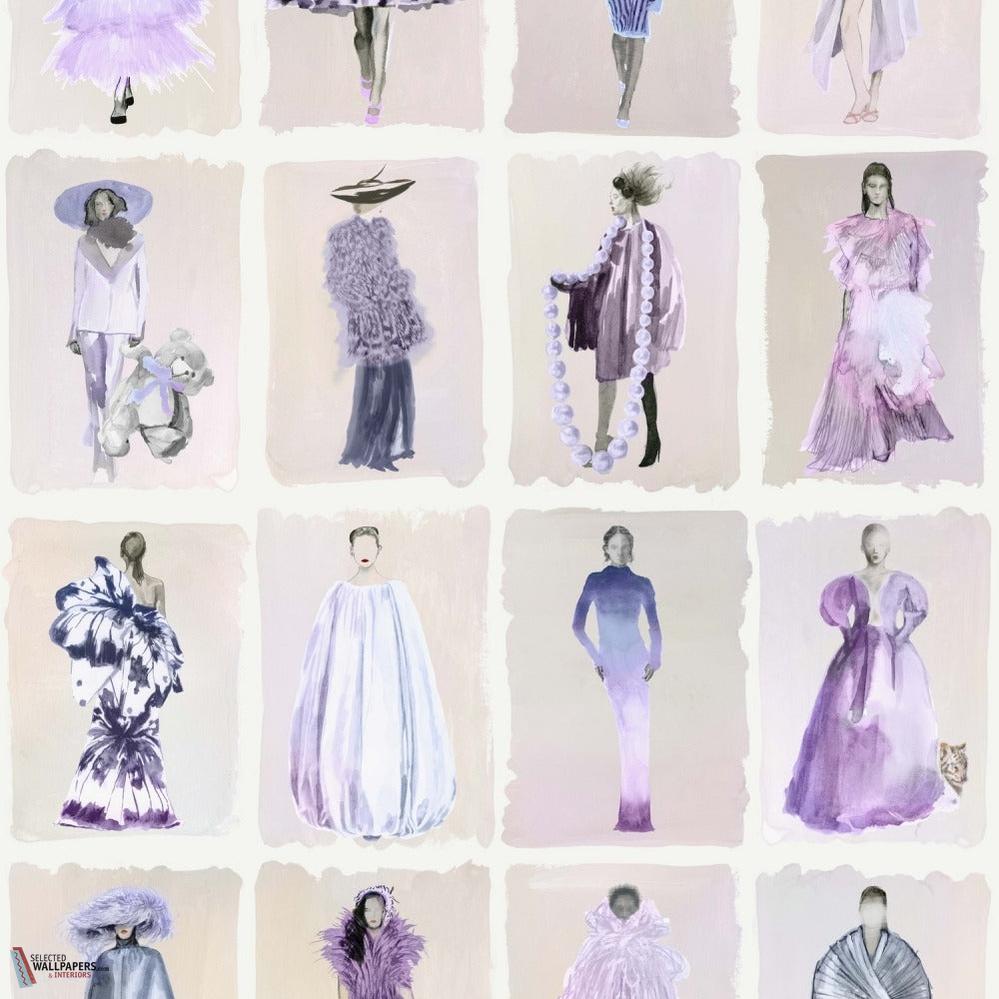 Couture Carousel behang-Cole & Son-Lavender-Rol-Selected Wallpapers-Interiors