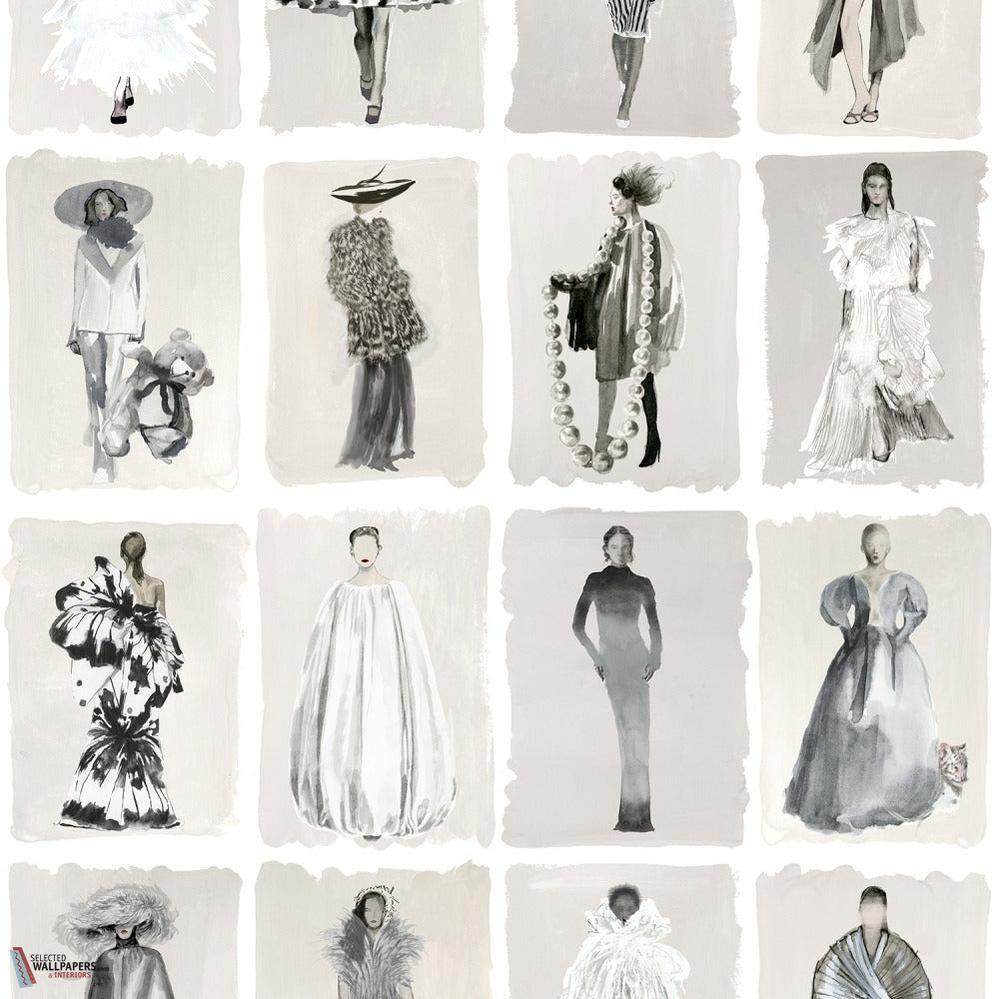 Couture Carousel behang-Cole & Son-Monochrome pearl-Rol-Selected Wallpapers-Interiors