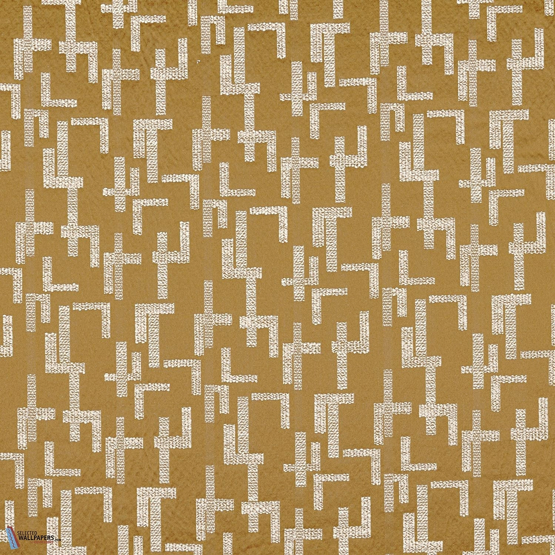 Dalles stof-Fabric-Tapete-Casamance-Moutarde-Meter (M1)-46220794-Selected Wallpapers