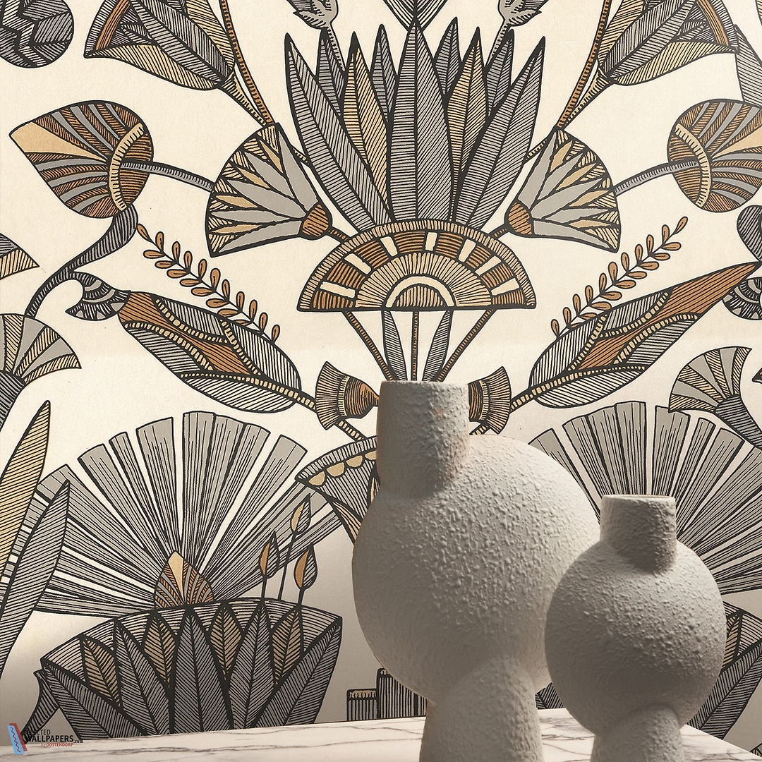 Denderah-behang-Tapete-Casamance-Selected Wallpapers