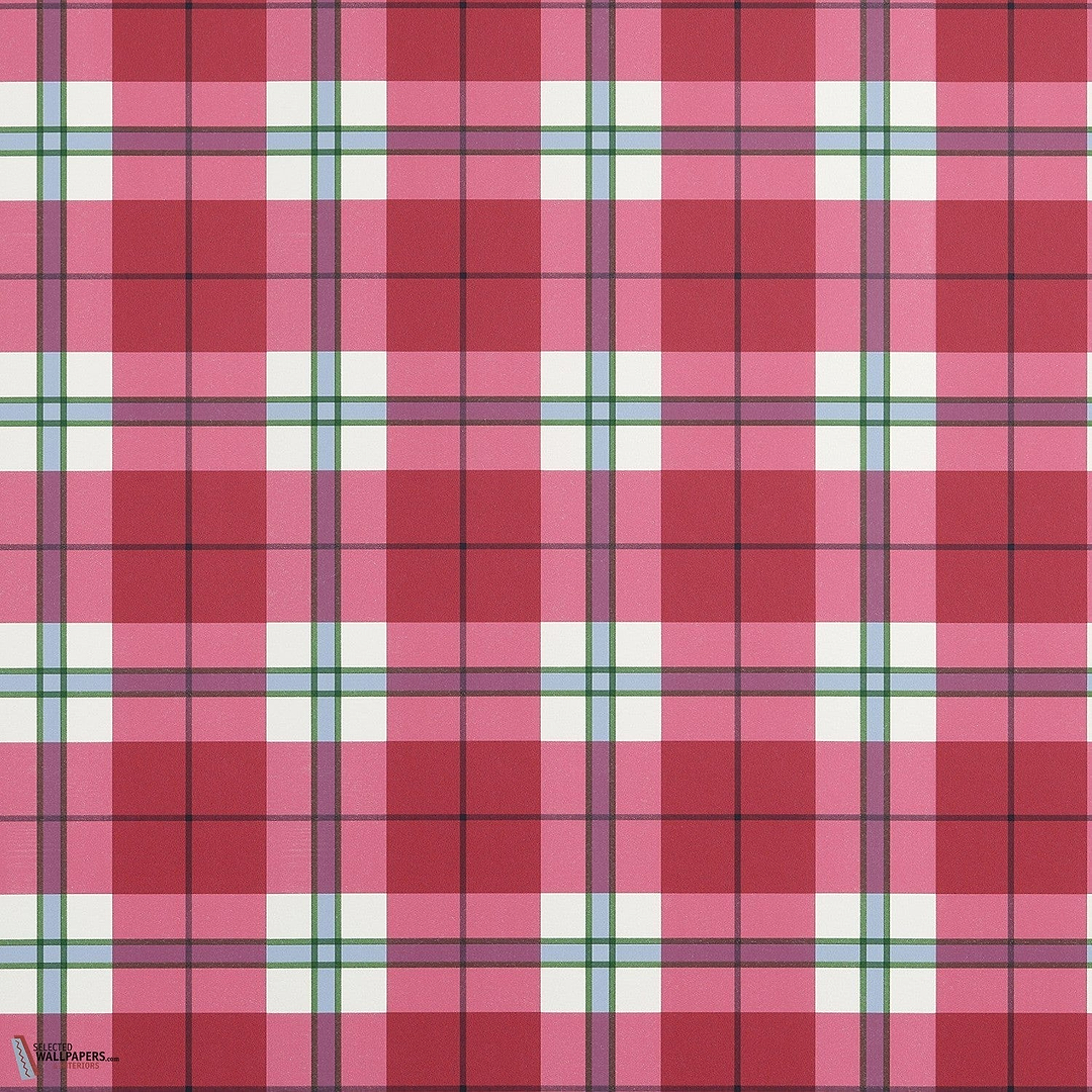 Douglas Plaid behang-Thibaut-wallpaper-tapete-Red-Rol-Selected-Wallpapers-Interiors