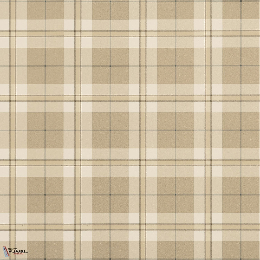 Douglas Plaid behang-Thibaut-wallpaper-tapete-Camel-Rol-Selected-Wallpapers-Interiors