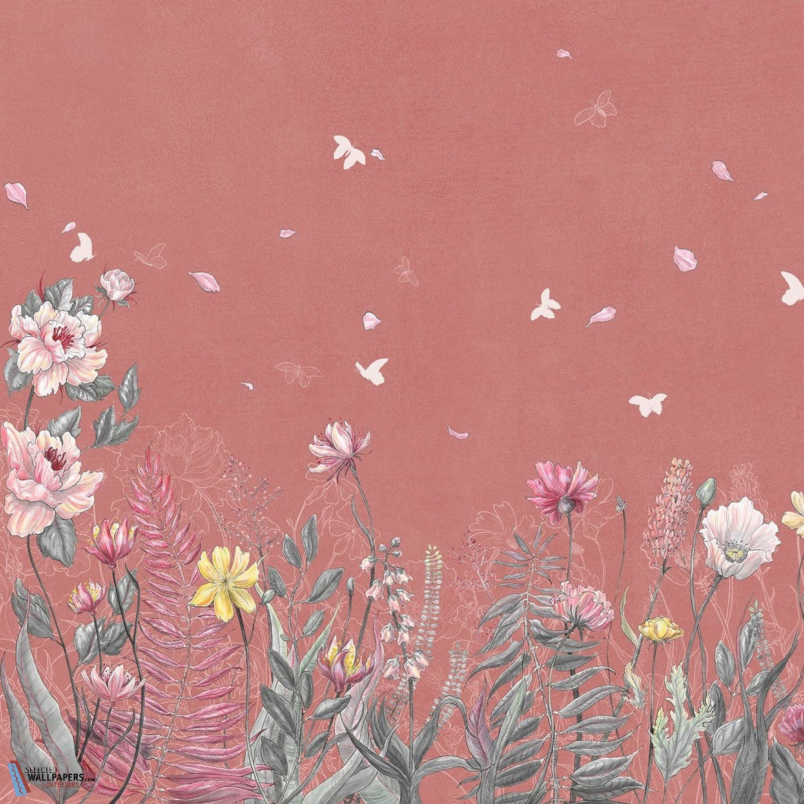 Eden-Tecnografica-wallpaper-behang-Tapete-wallpaper-Rosewood-Fabric Vinyl-Selected Wallpapers