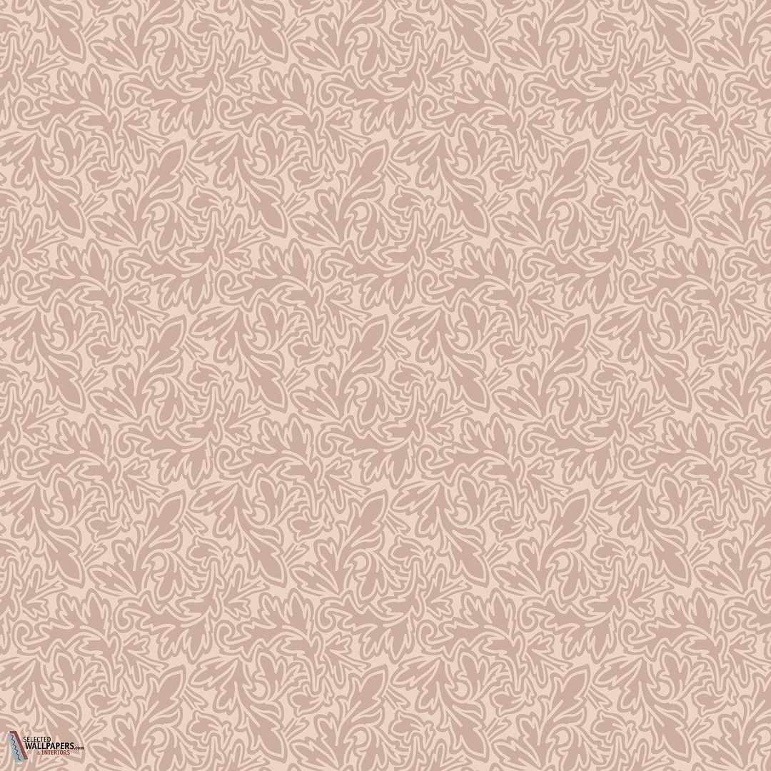 Feuille behang-Behang-Farrow & Ball-Red-Rol-Selected Wallpapers &amp; Interiors