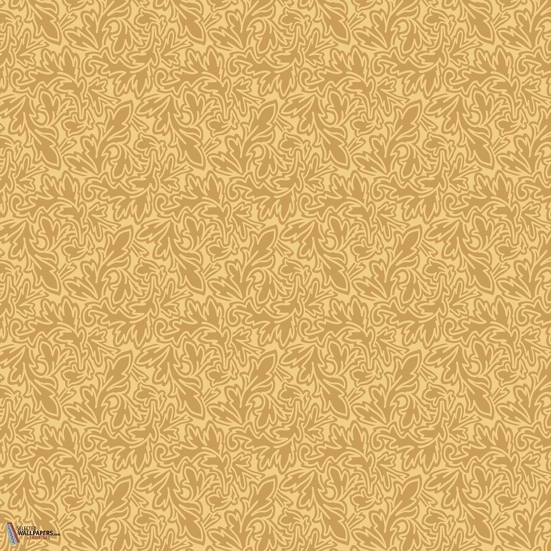 Feuille behang-Behang-Farrow & Ball-Yellow-Rol-Selected Wallpapers &amp; Interiors