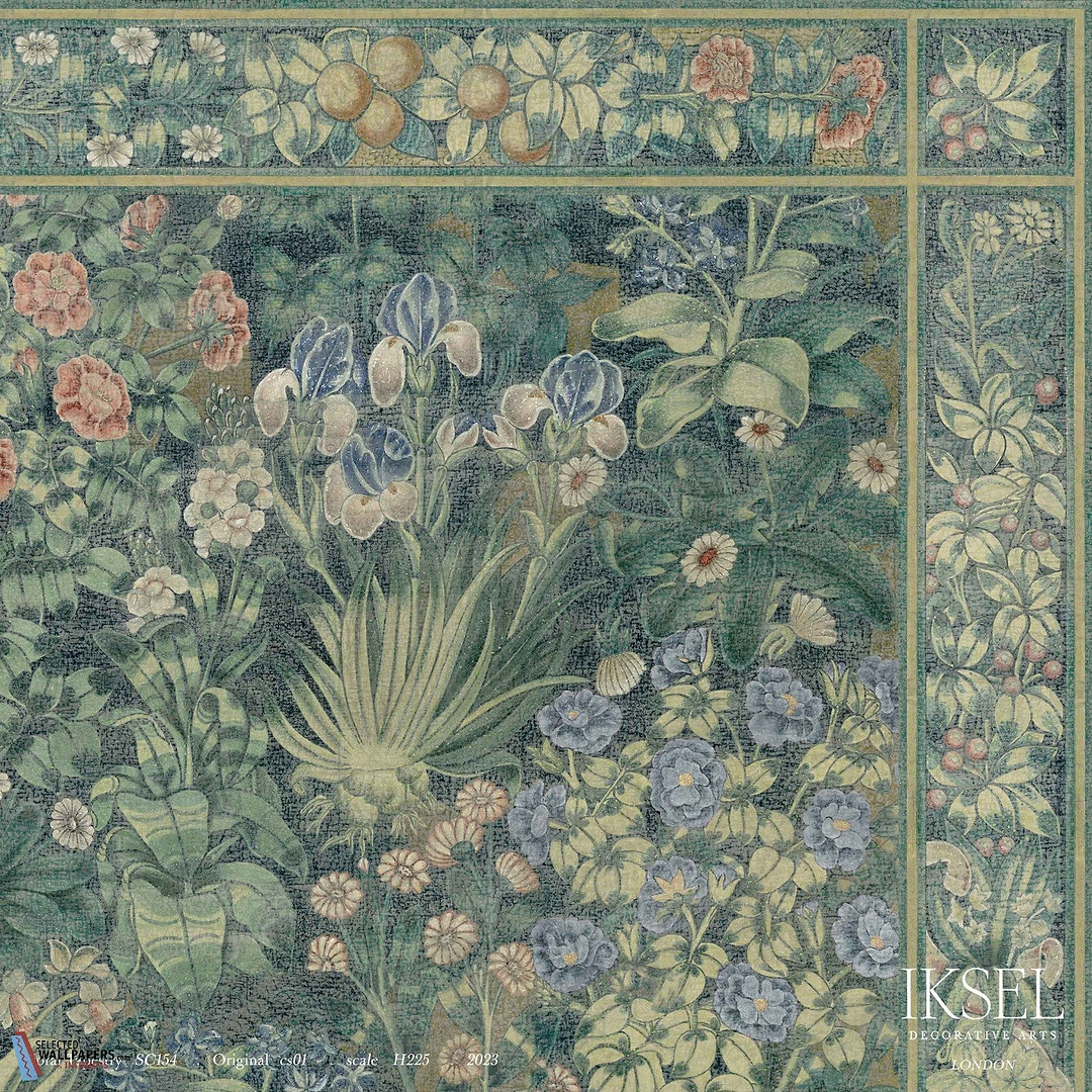Floral Tapestry-Iksel-behang-Tapete-wallpaper-Selected Wallpapers