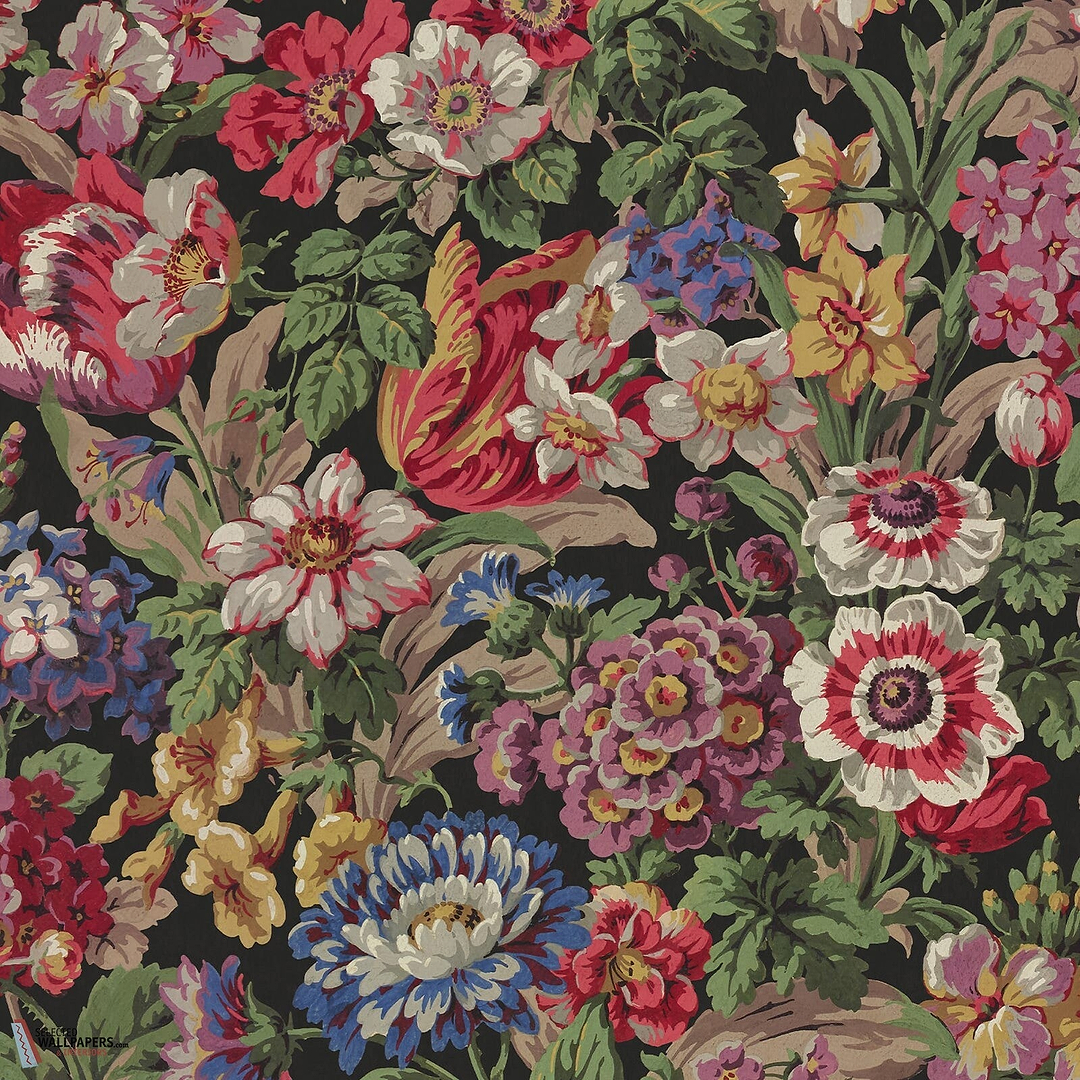 Florescence behang-House of Hackney-wallpaper-tapete-Noir-200 cm-Selected-Wallpapers-Interiors