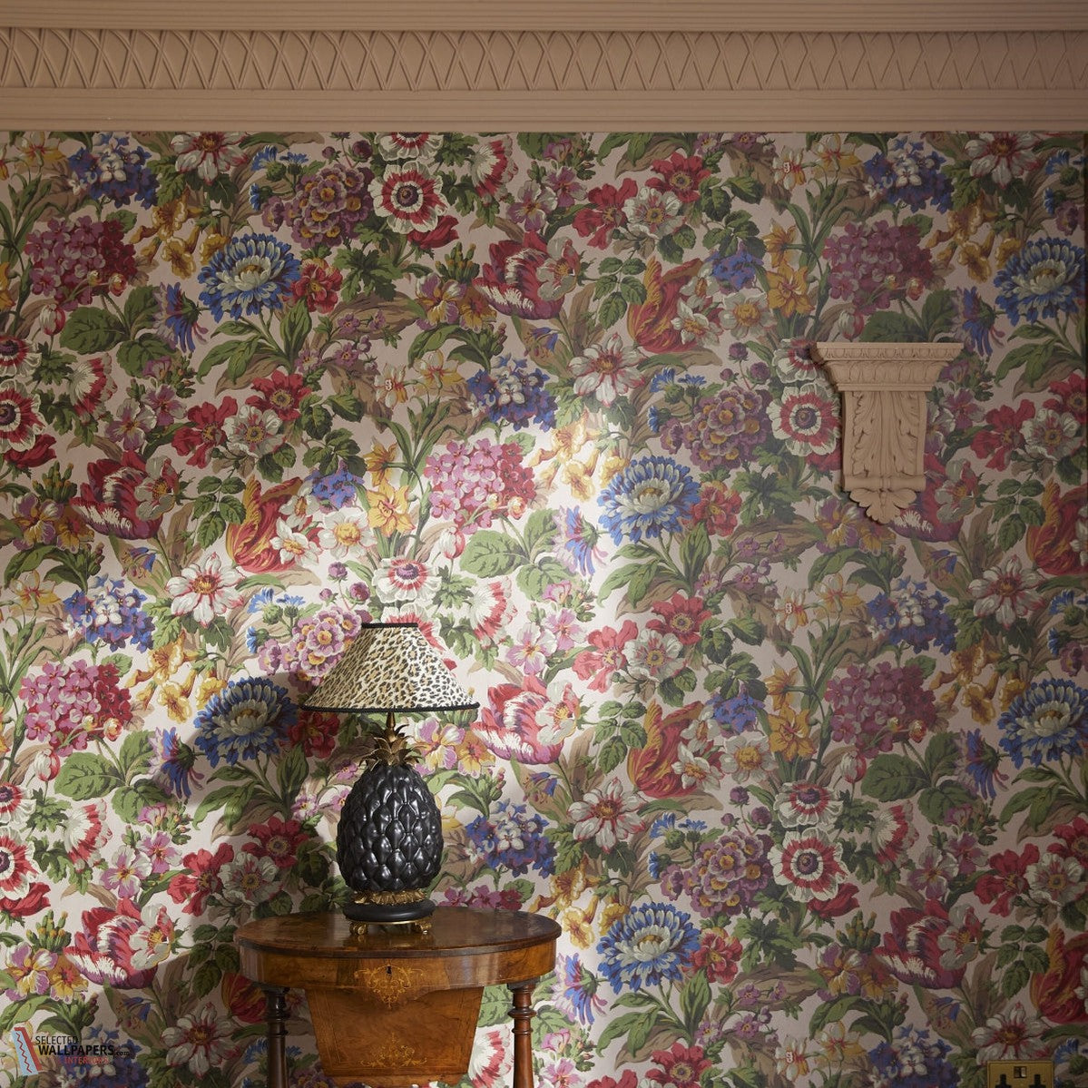Florescence behang-House of Hackney-wallpaper-tapete-Selected-Wallpapers-Interiors