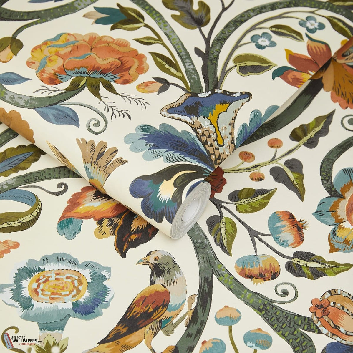 Gaia behang-House of Hackney-wallpaper-tapete-Selected-Wallpapers-Interiors