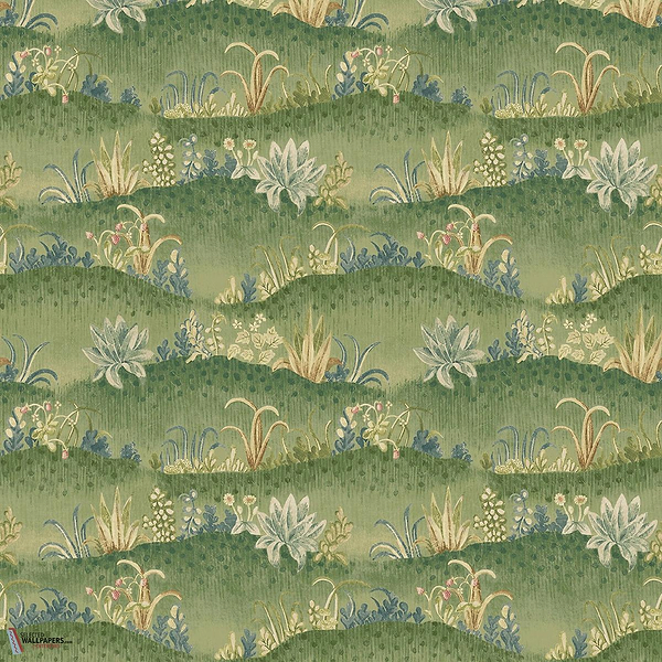 Garden Tapestry behang-GP&J Baker-Royal green-Rol-Selected Wallpapers-Interiors