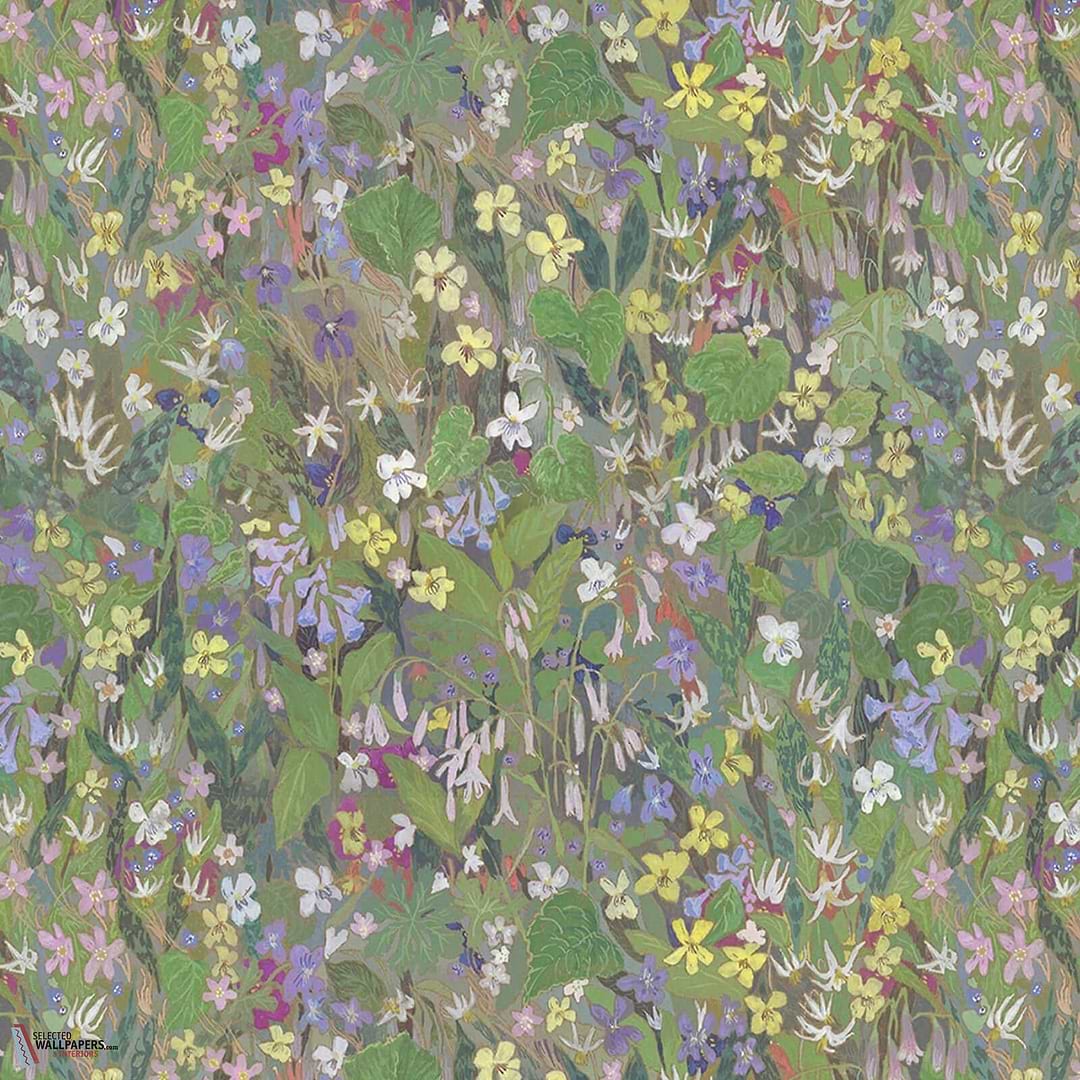 Gardenia behang-House of Hackney-Verde-200 cm-Rol-Selected Wallpapers-Interiors
