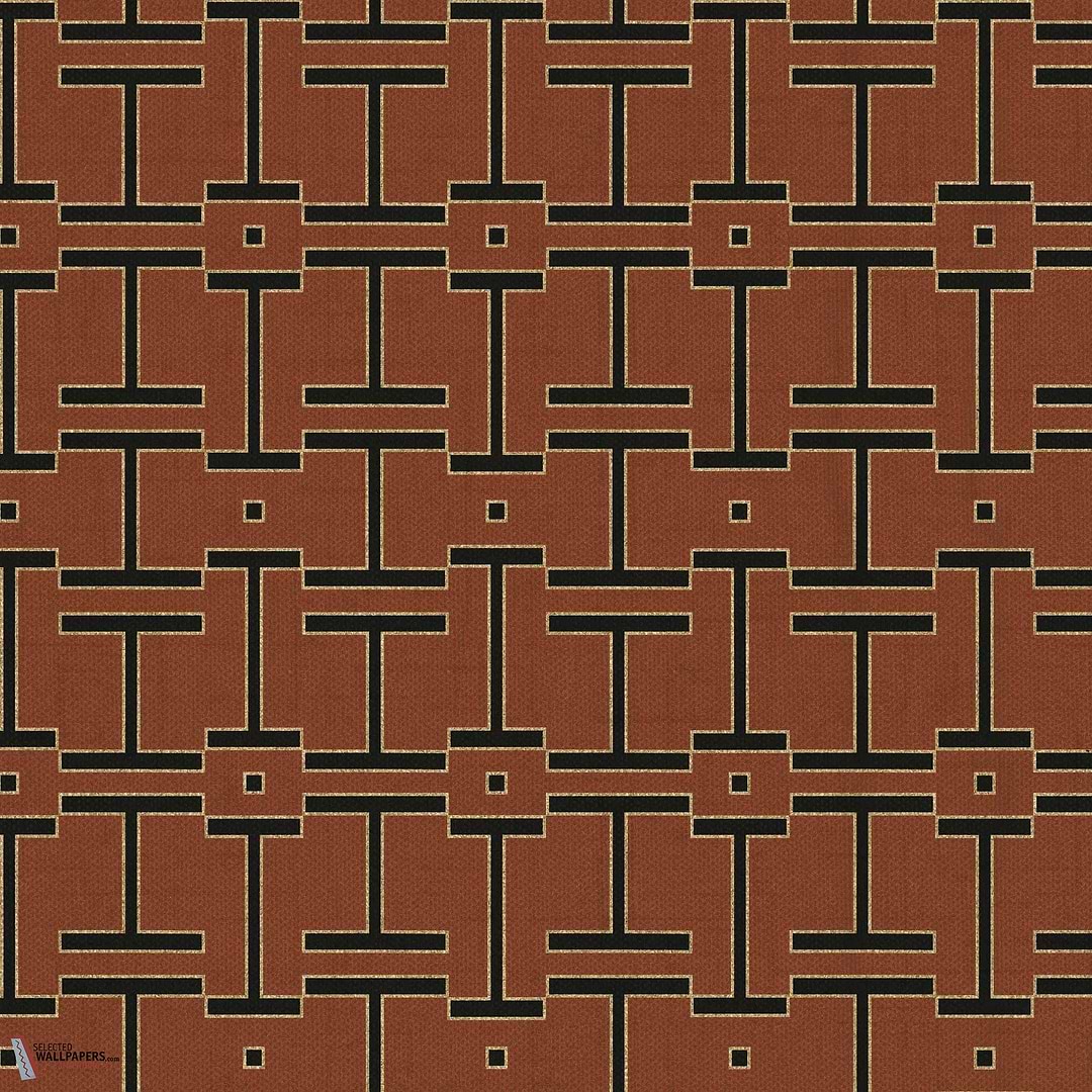 Grid behang-Coordonne-wallpaper-tapete-Clay-Non Woven-Selected-Wallpapers-Interiors