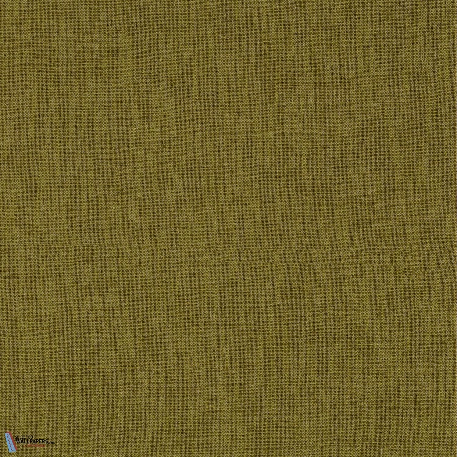 Guethary stof-Casamance-Fabric-Stoff-Olive-Meter (M1)-Selected Interiors