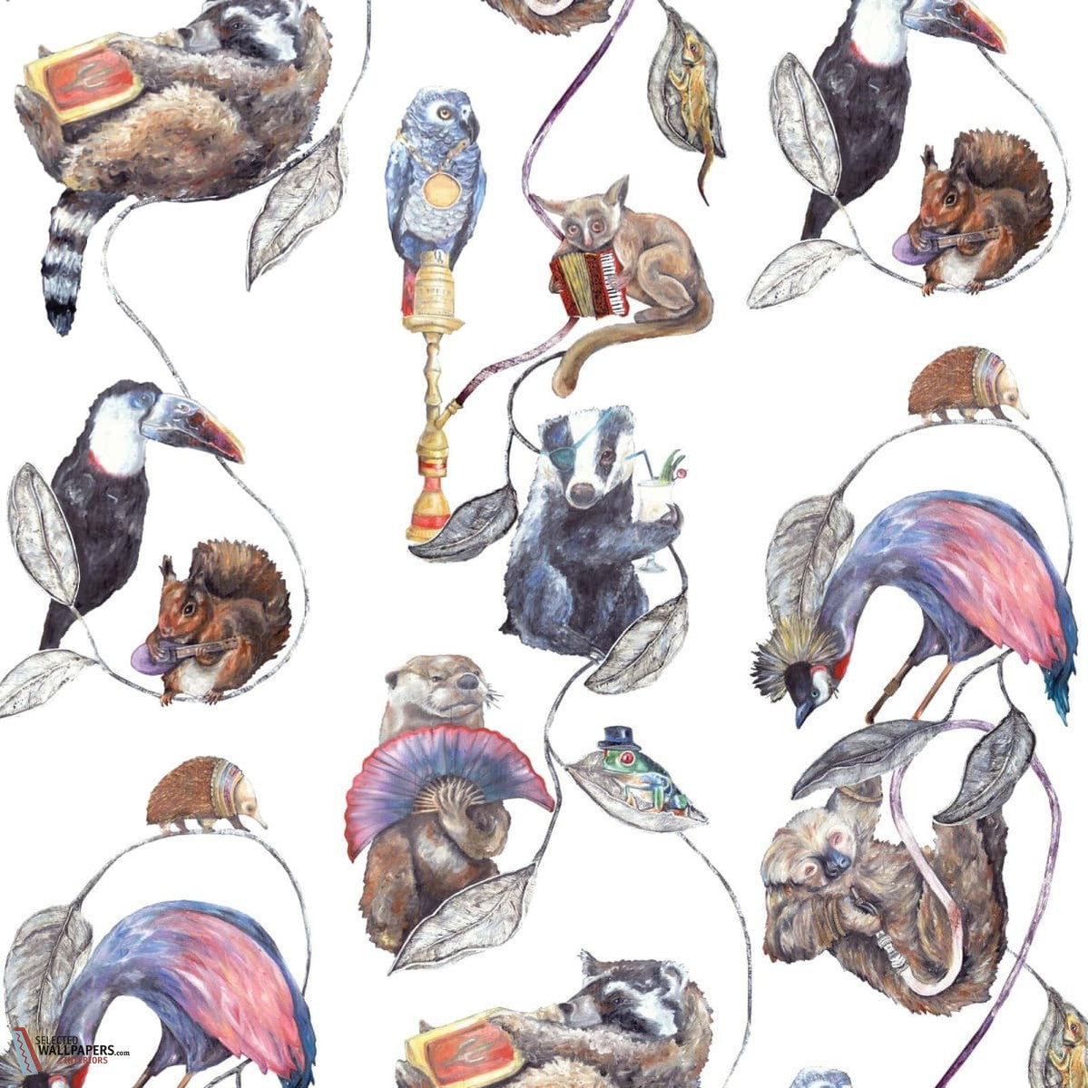 Hackney Empire behang-House of Hackney-wallpaper-tapete-White-200 cm-Selected-Wallpapers-Interiors