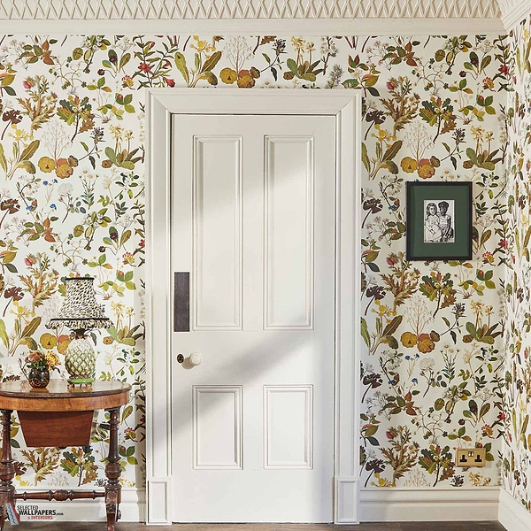 Herbarium behang-House of Hackney-wallpaper-tapete-Selected-Wallpapers-Interiors