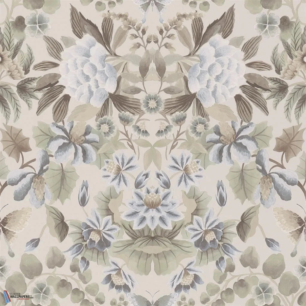 Ikebana Damask-behang-Tapete-Designers Guild-Eau de Nil-Rol-PDG1156/02-Selected Wallpapers