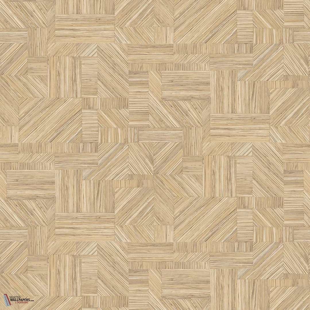Imbrication behang-Casamance-wallpaper-tapete-Paille-Rol-Selected-Wallpapers-Interiors