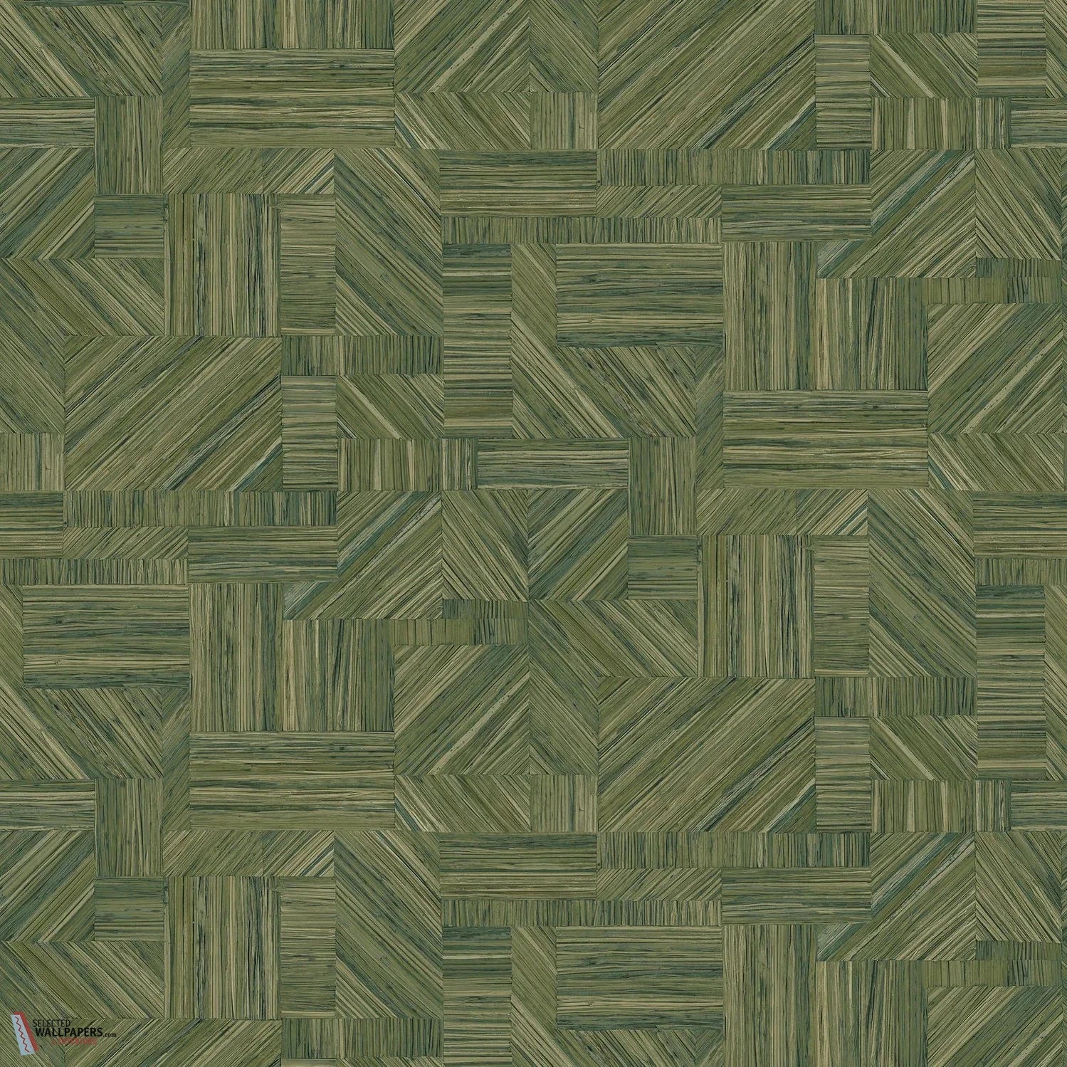 Imbrication behang-Casamance-wallpaper-tapete-Vert de Mousse-Rol-Selected-Wallpapers-Interiors