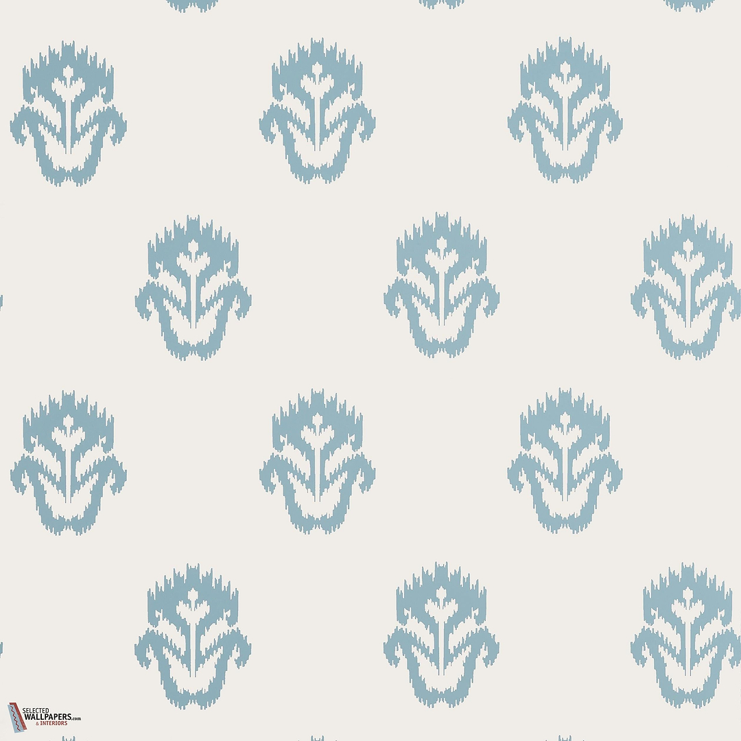 Indian wells behang-Thibaut-Spa blue-Rol-Selected Wallpapers-Interiors