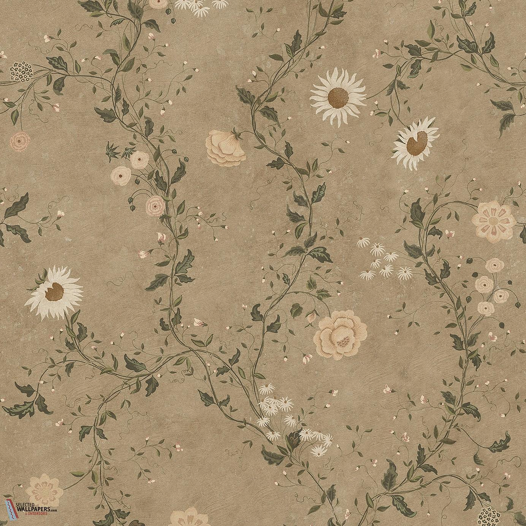 Inger behang-Sandberg-Brown-Mattic-M2-Selected Wallpapers-Interiors