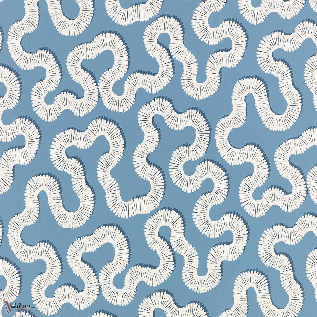 Kezia behang-Romo-Boathouse Blue-Rol-Selected Wallpapers-Interiors