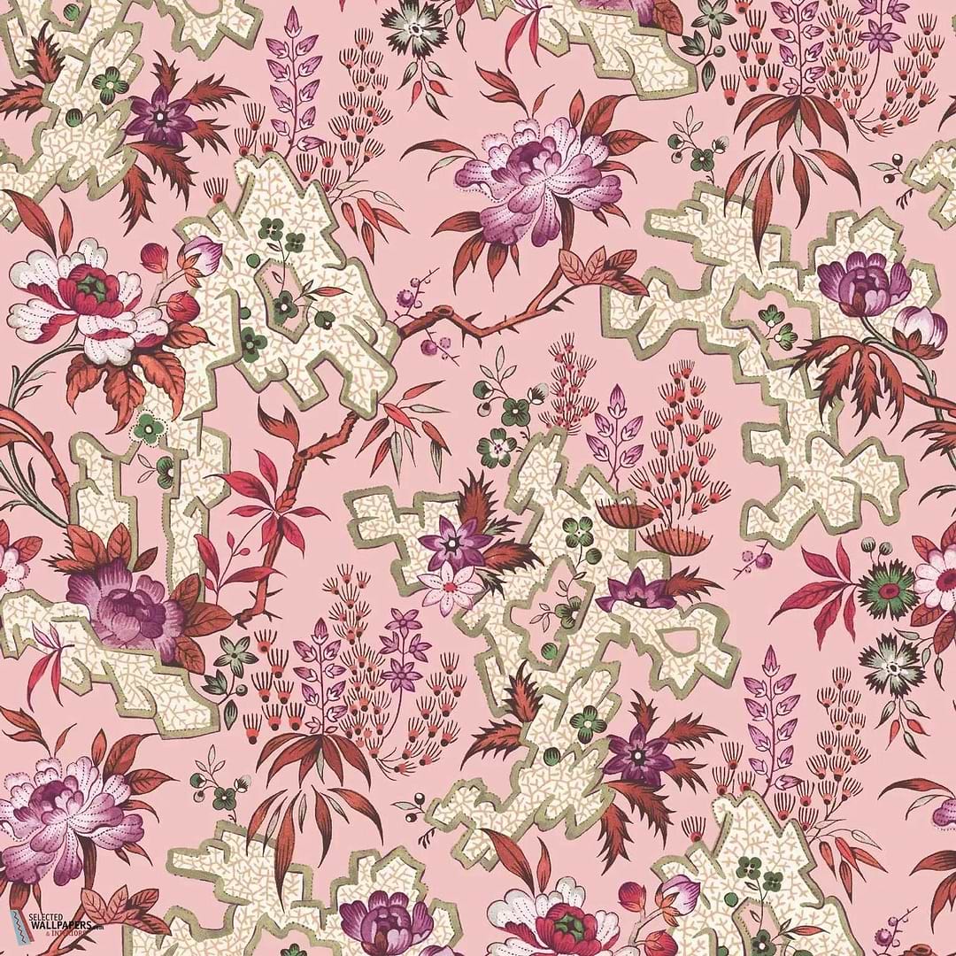 Kilburn's Maze behang-1838 wallcoverings-Blush-Rol-Selected Wallpapers-Interiors