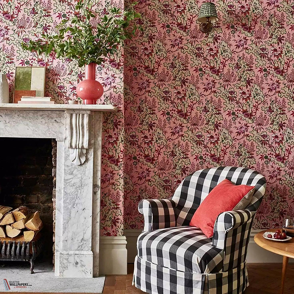 Kilburn's Maze behang-1838 wallcoverings-Selected Wallpapers-Interiors