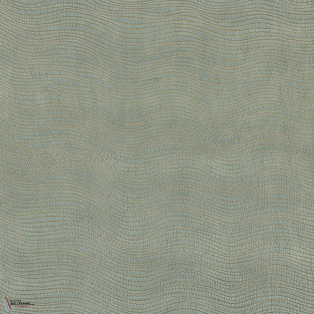 Kota behang-Casamance-Vert doré-Meter (M1)-Selected Wallpapers-Interiors