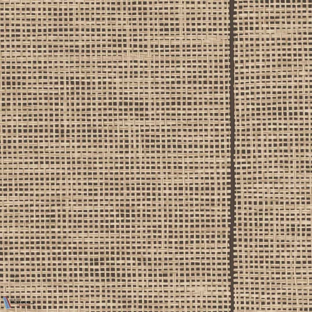 La Raphia Tissé-behang-Tapete-Arte-Black Natural-Rol-26744-Selected Wallpapers