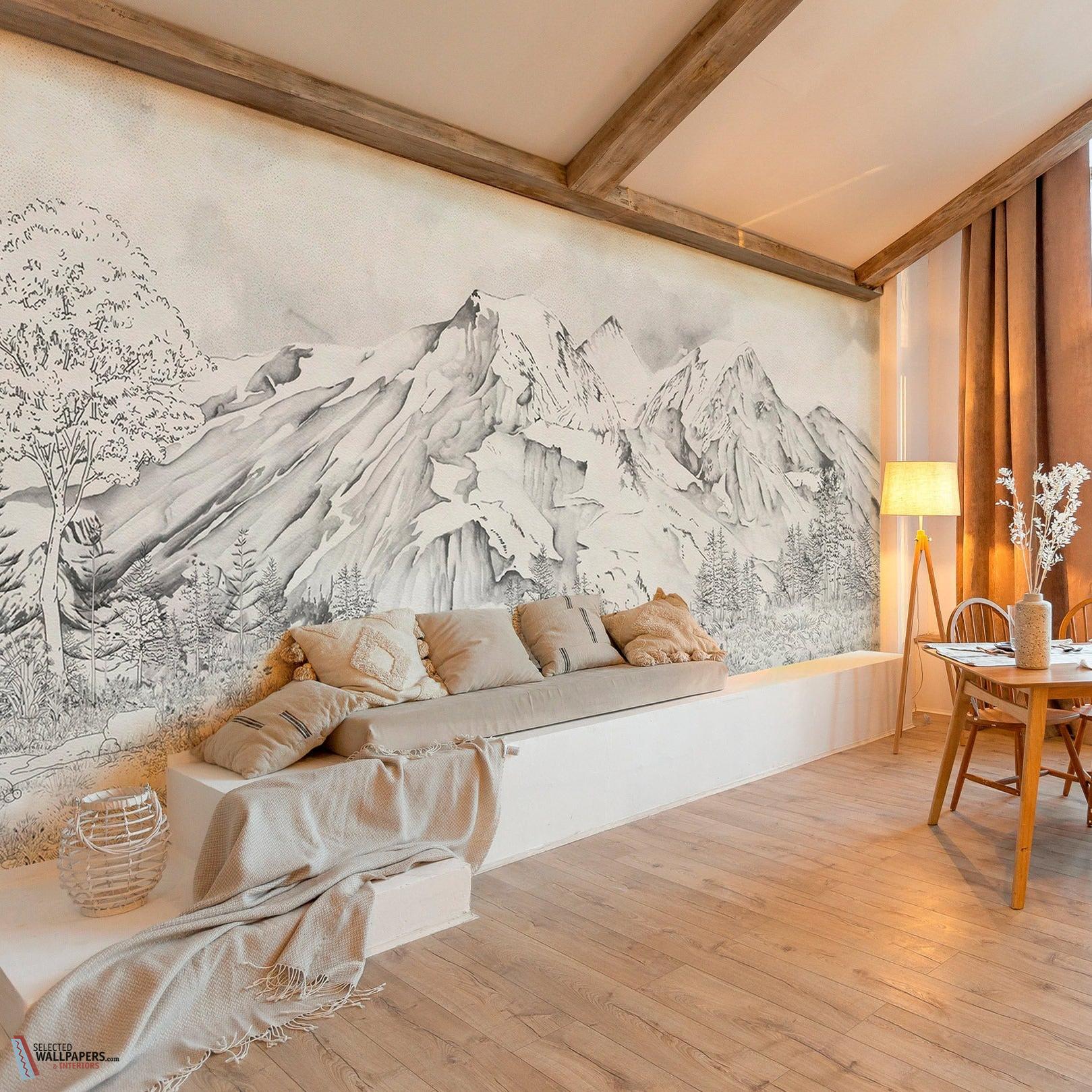 La vallée des Bleuets behang-Les Dominotiers-Selected Wallpapers-Interiors