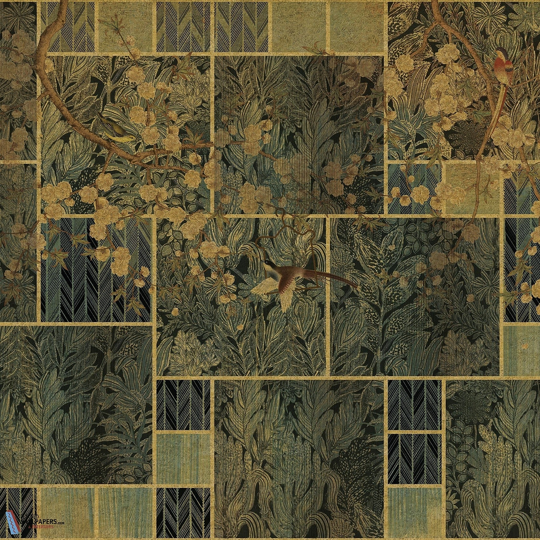 Larisa-INSTABILELAB-wallpaper-behang-Tapete-wallpaper-Gold-Prestige Gold-Selected Wallpapers
