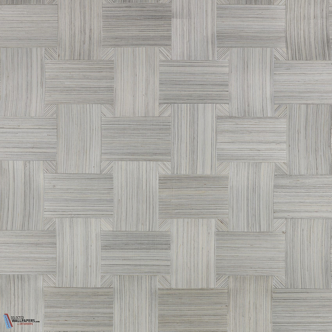 Lattice Mosaic-behang-Tapete-Mark Alexander-Silver-Rol-MW143/01-Selected Wallpapers