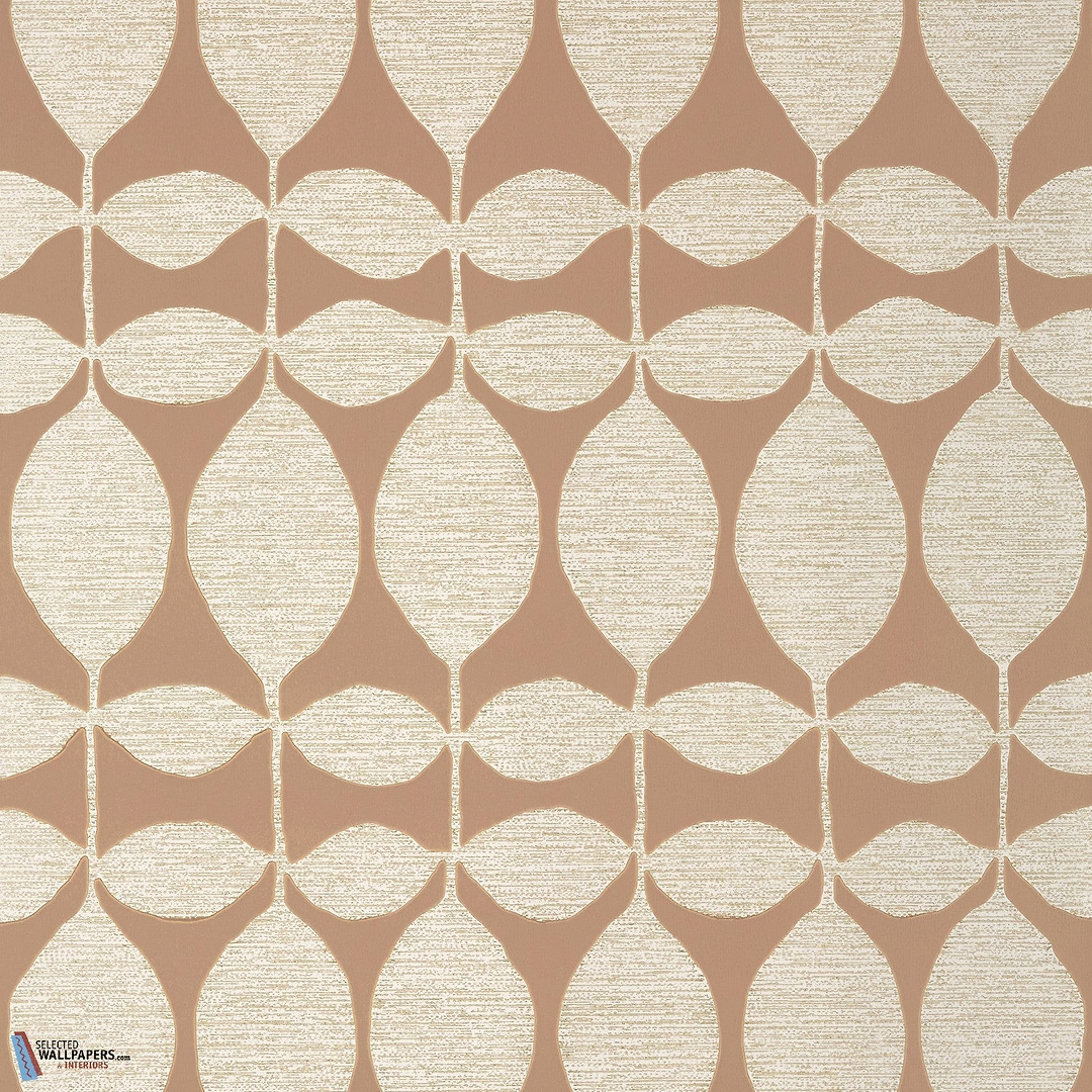 Lola-Thibaut-wallpaper-behang-Tapete-wallpaper-Metallic Pewter on Rust-Rol-Selected Wallpapers