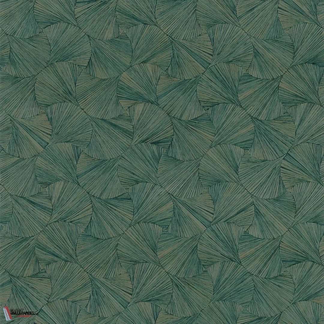 Lombok-Casamance-wallpaper-behang-Tapete-wallpaper-Emeraude-Rol-Selected Wallpapers