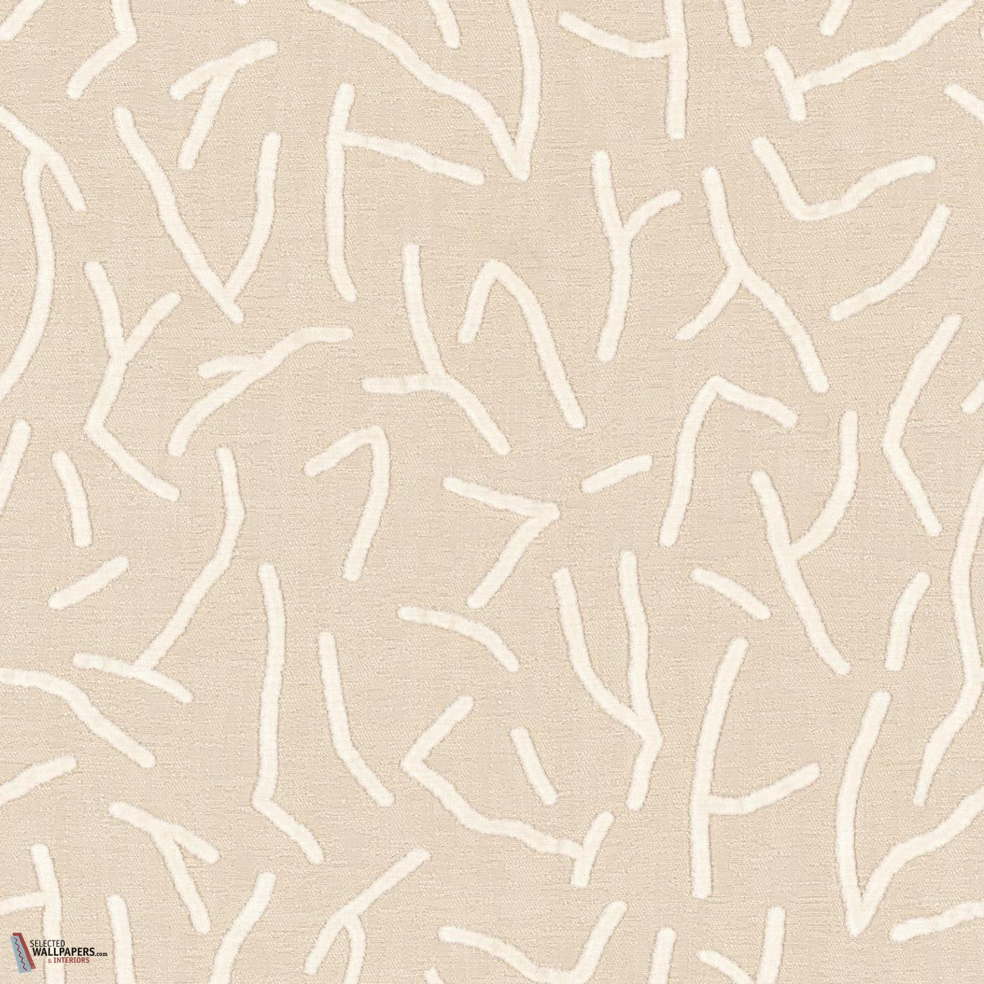 Loreak stof-Dedar-Bianco polare-Meter (M1)-Selected Wallpapers-Interiors