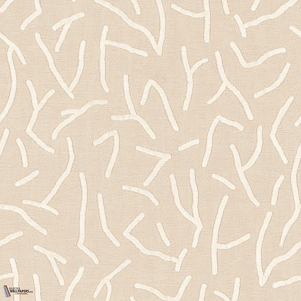 Loreak stof-Dedar-Bianco polare-Meter (M1)-Selected Wallpapers-Interiors