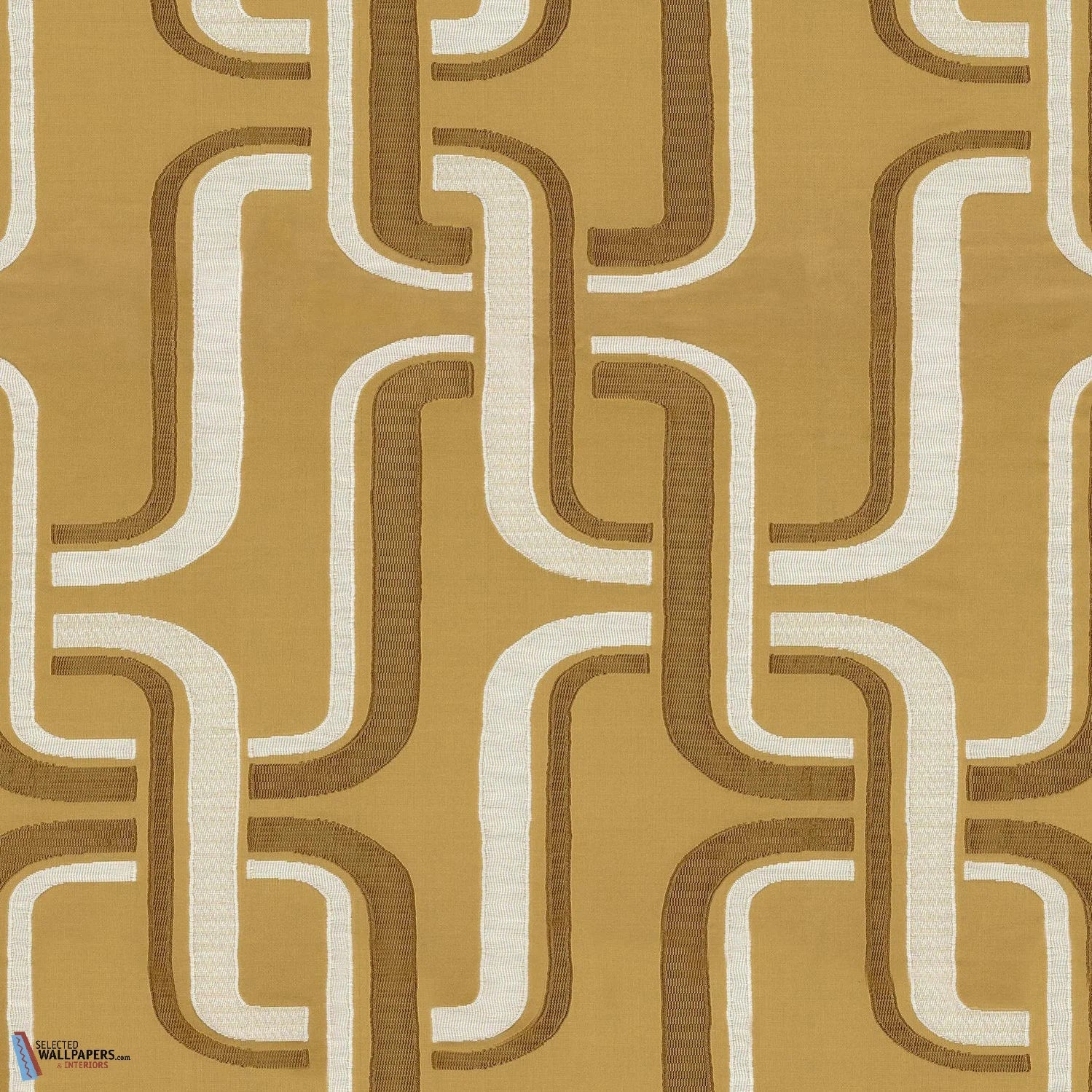 Luminescence Stof-Casamance-Moutarde-Meter (M1)-Selected-Wallpapers-Interiors